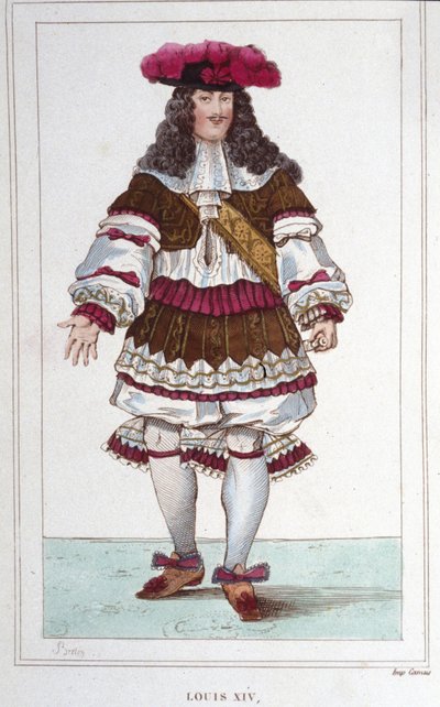 Portret van Lodewijk XIV (1638 - 1715), Koning van Frankrijk. door Unknown artist
