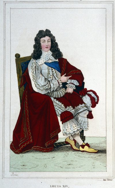Portret van Lodewijk XIV (1638 - 1715), koning van Frankrijk. door Unknown artist