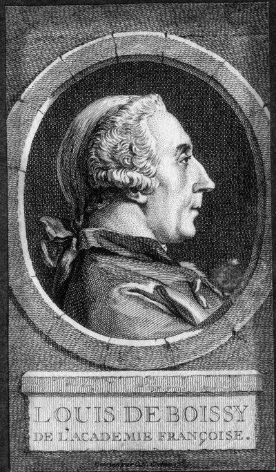 Portret van Louis de Boissy van de Franse Academie - n.d. door Unknown artist