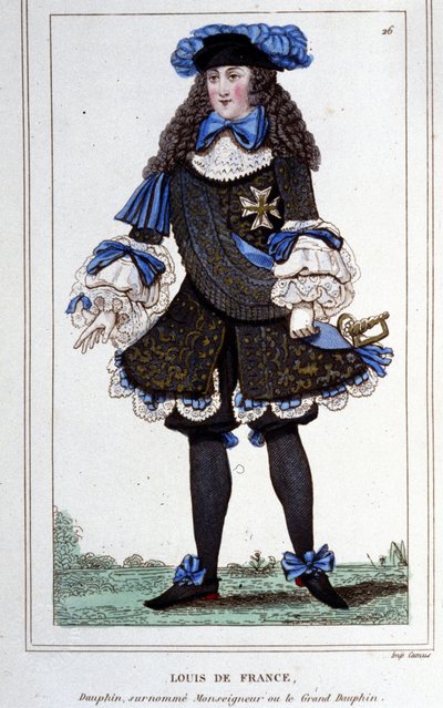 Portret van Louis de France, Hertog van Bourgondië (1682 - 1712) bekend als 
