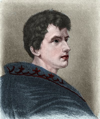 Portret van Ludwig Joachim von Arnim, ook bekend als Achim von Arnim (1781-1831), Duitse romanschrijver, columnist, toneelschrijver en romantische dichter. door Unknown artist