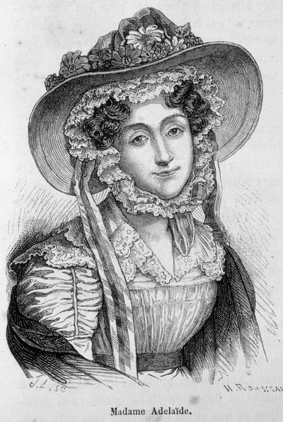 Portret van Madame Adélaïde door Unknown artist