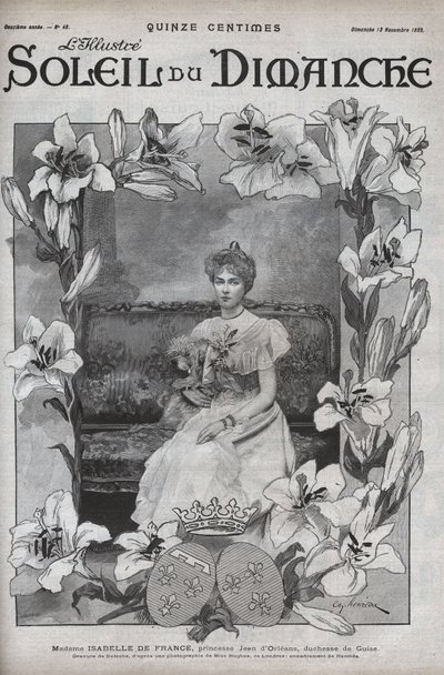 Portret van mevrouw Isabelle van Frankrijk (1878-1961), prinses Jean d