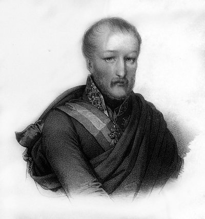 Portret van Maria José Isidoro de Bourbon, Don Carlos (1788 - 1855), infant van Spanje, gravure 19e eeuw door Unknown artist