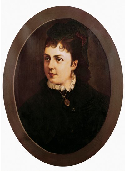 Portret van Maria de Las Mercedes of Mercedes d