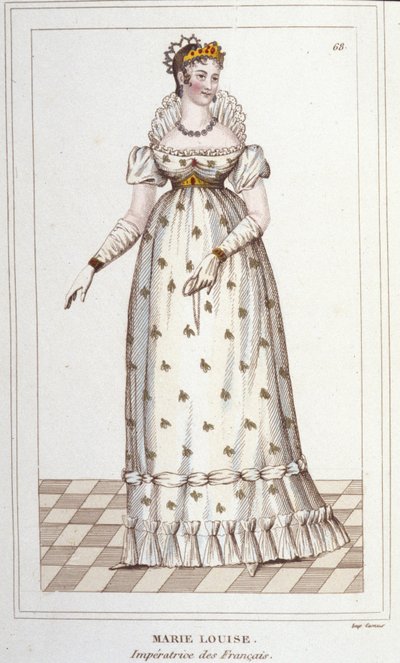 Portret van Marie Louise van Habsburg Lorraine. Keizerin der Fransen (Wenen) door Unknown artist