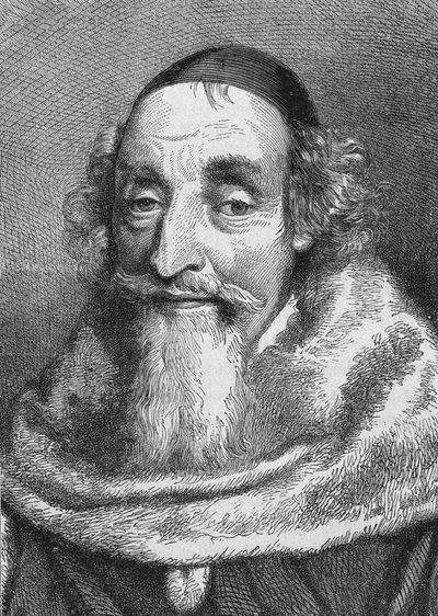 Portret van Mathieu Molé (1584-1656). Zoon van Edouard Molé, hij was eerste president van het Parlement van Parijs (1641) door Unknown artist