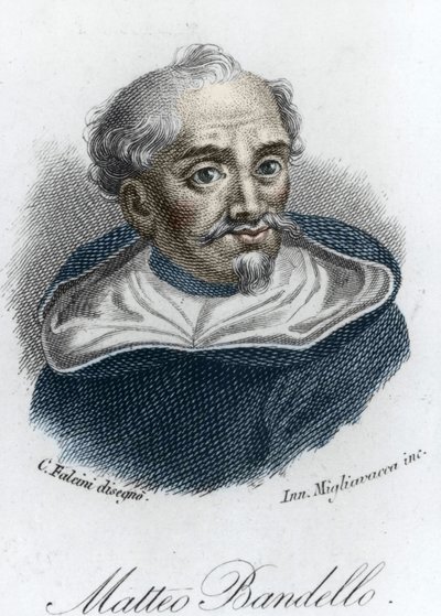 Portret van Matteo Bandello door Unknown artist