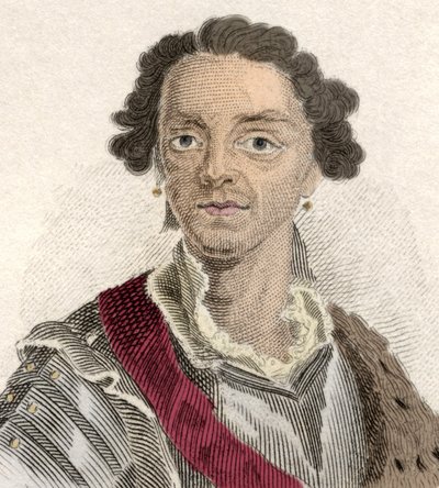 Portret van Maurice van Saksen (Hermann Moritz) (1696-1750), genaamd 
