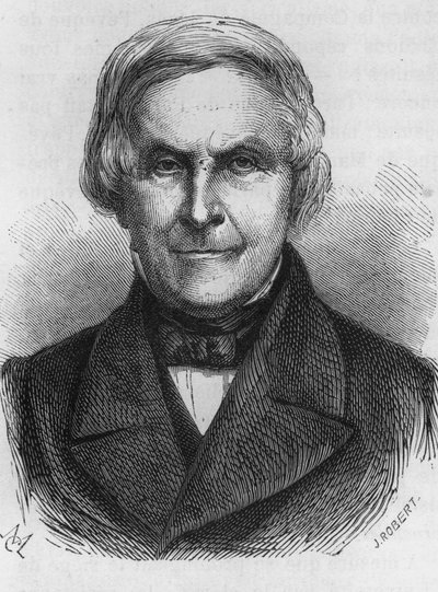 Portret van Michelet, Franse historicus en schrijver (1798 - 1874) door Unknown artist