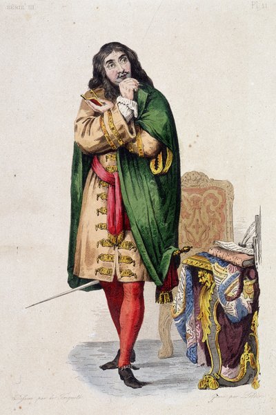 Portret van Molière - in 
