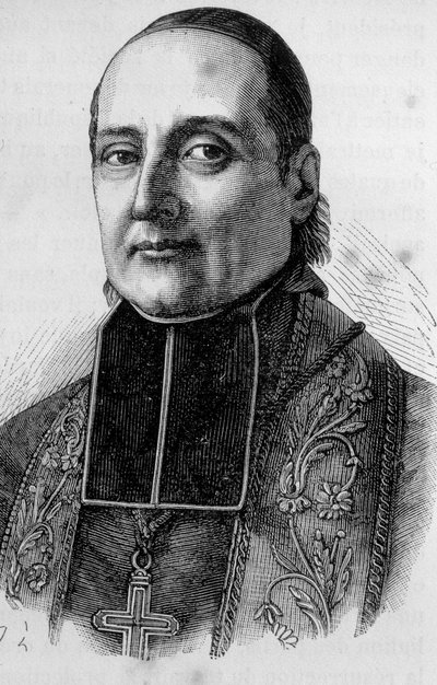 Portret van Monseigneur Sibour, Franse prelaat (1792 -1857) door Unknown artist