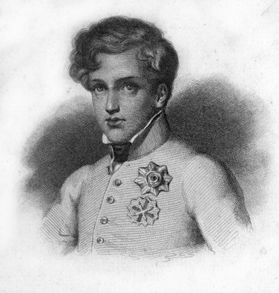 Portret van Napoleon II, zoon van Napoleon I, Hertog van Reichstadt (1811-1832) door Unknown artist