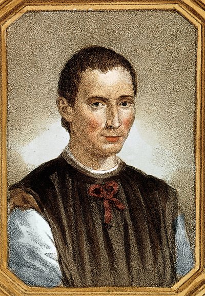 Portret van Niccolò di Bernardo dei Machiavelli door Unknown artist