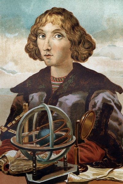 Portret van Nicolaus Copernicus. door Unknown artist