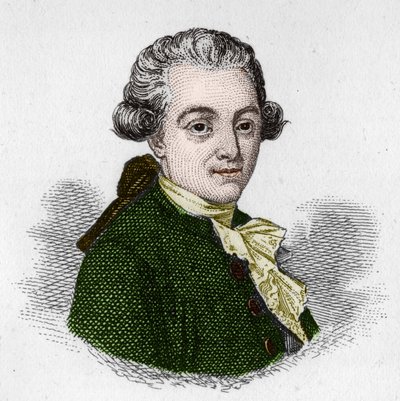 Portret van Nicolas Joseph Florent Gilbert door Unknown artist