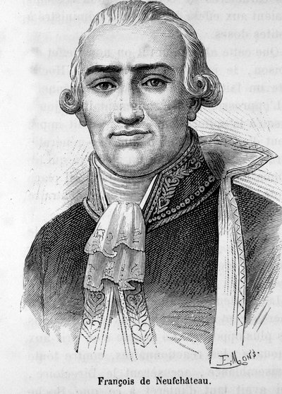 Portret van Nicolas Louis Francois de Neufchateau (1750-1828), Franse schrijver en politicus door Unknown artist