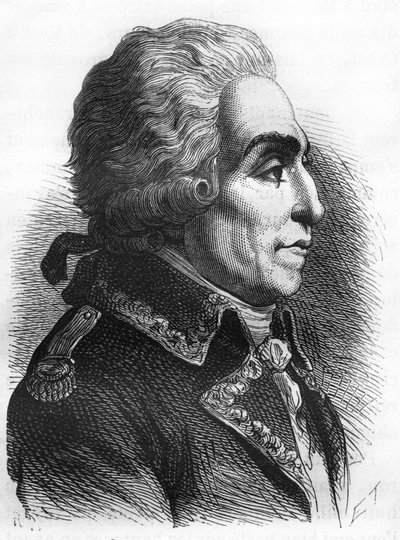 Portret van Nicolas Luckner (1722-1794) Maarschalk van Frankrijk. door Unknown artist