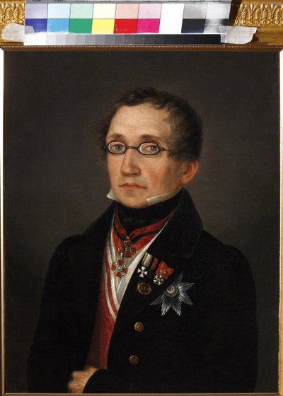 Portret van Nikolai Fyodorovich Smirnoy (1790-1851) door Unknown artist