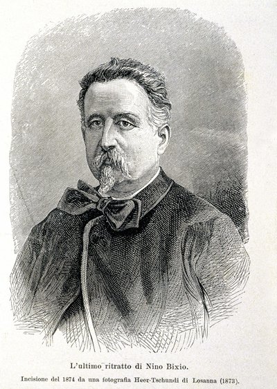 Portret van Nino Bixio (1821-1873) Italiaanse politicus door Unknown artist