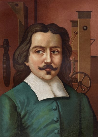 Portret van Otto von Guericke door Unknown artist