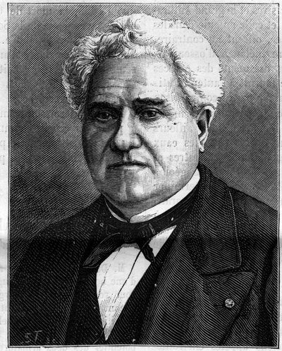 Portret van Paul Gervais (1816-1879), Franse zoöloog en paleontoloog. Gravure in “La Nature” door Unknown artist