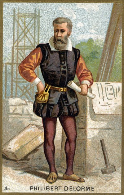 Portret van Philibert Delorme (De Lorme) (De l