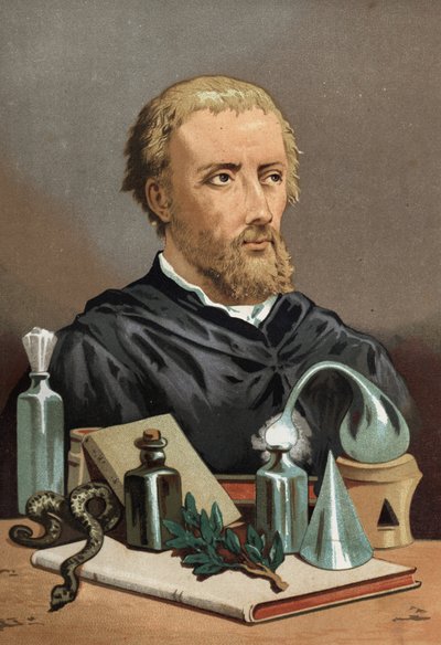 Portret van Philippus Aureolus Theophrastus Bombastus von Hohenheim Paracelsus door Unknown artist