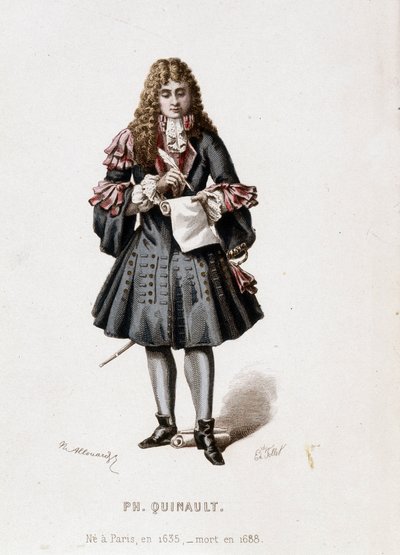 Portret van Philippe Quinault door Unknown artist
