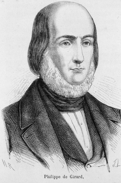 Portret van Philippe de Girard, Franse uitvinder en industrieel (1775 - 1845) door Unknown artist