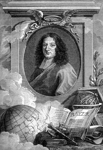 Portret van Pierre Bayle (1647-1706) Franse schrijver en filosoof door Unknown artist
