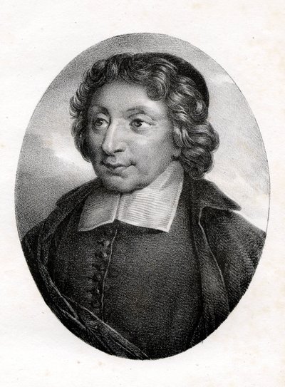 Portret van Pierre Nicole (1625-1695) vurige verdediger van het jansenisme uit een schilderij van Port Royal. door Unknown artist