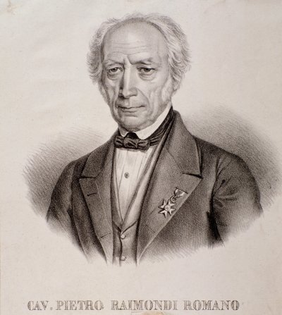 Portret van Pietro Raimondi door Unknown artist