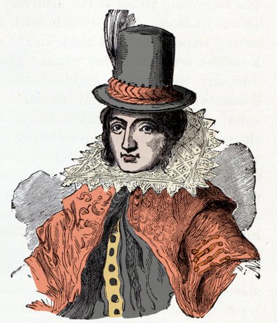 Portret van Pocahontas, later Rebecca Rolfe door Unknown artist