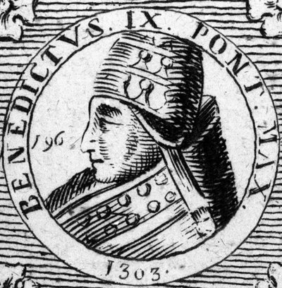 Portret van Paus Benedictus IX door Unknown artist