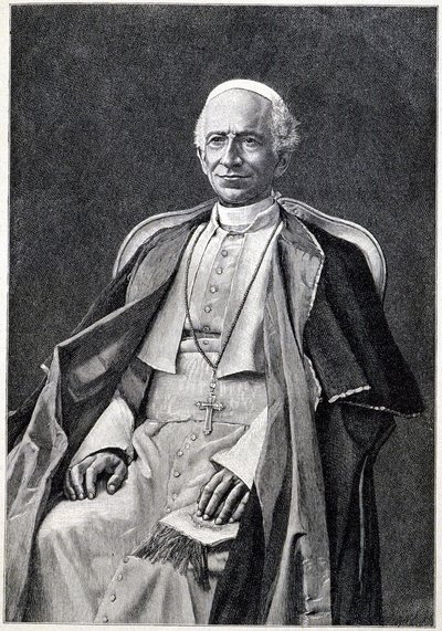 Portret van Paus Leo XIII (1810-1903) door Unknown artist