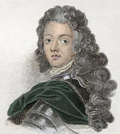 Portret van prins Eugenius van Savoye-Carignan (Savoie Carignan, graaf van Soissons (1663-1736), Franse militair. Gravure uit de 19e eeuw door Unknown artist