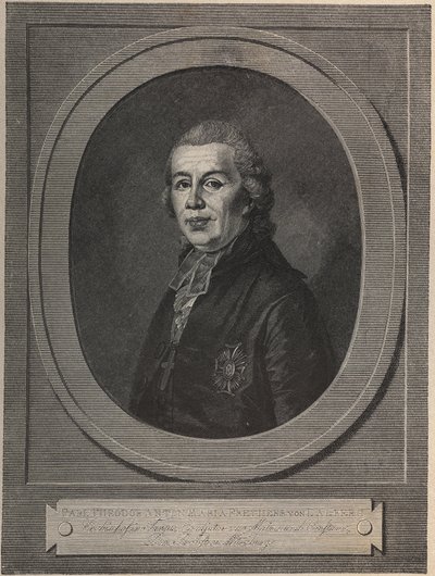 Portret van Prins Karl Theodor von Dalberg (1744-1817), aartsbisschop en staatsman, schrijver en filosoof door Unknown artist