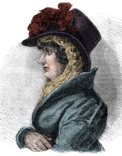 Portret van Koningin Caroline van Brunswijk (1768-1821), echtgenote van George IV, koning van Engeland door Unknown artist