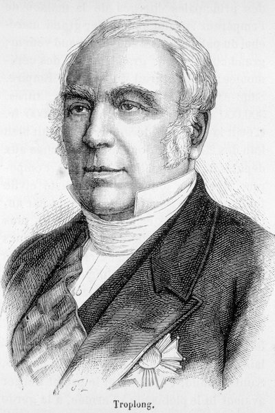 Portret van Raymond Theodore Troplong, voorzitter van de Senaat tijdens het Tweede Keizerrijk (1852-1869) door Unknown artist