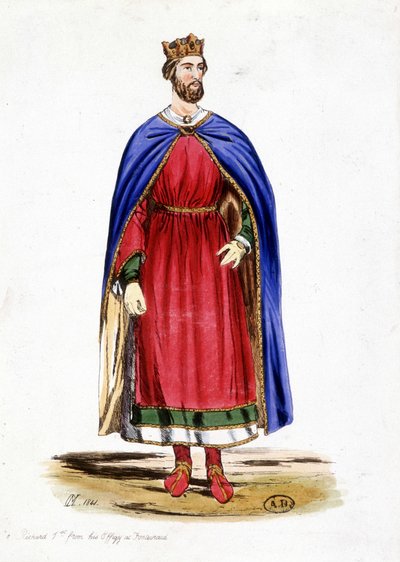 Portret van Richard I van Engeland door Unknown artist
