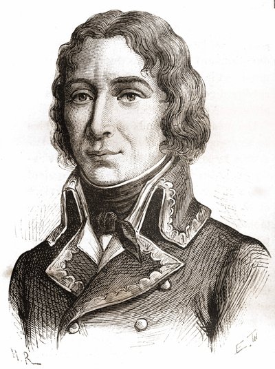 Portret van Richepanse. Gravure uit de 19e eeuw door Unknown artist