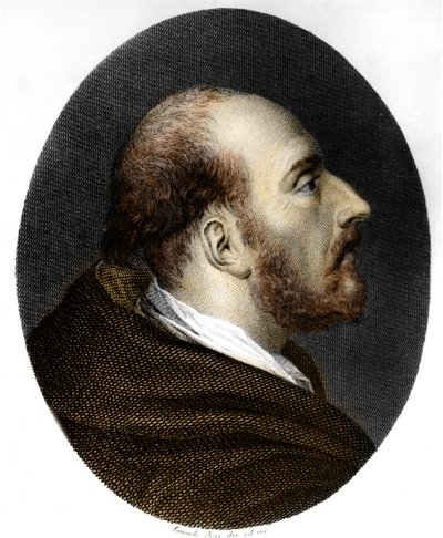 Portret van Thomas van Aquino, Italiaanse theoloog en filosoof door Unknown artist