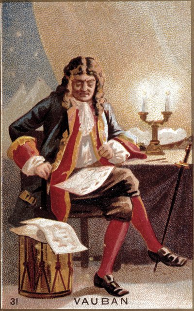Portret van Sébastien Le Prestre de Vauban (1633-1707), Maarschalk van Frankrijk door Unknown artist
