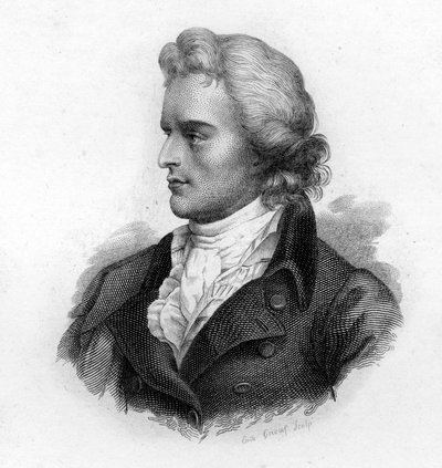 Portret van Schiller (1759-1805), Duitse dichter en toneelschrijver door Unknown artist