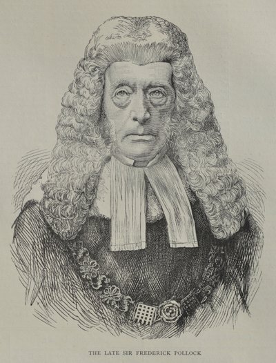 Portret van Sir Federick Pollock door Unknown artist