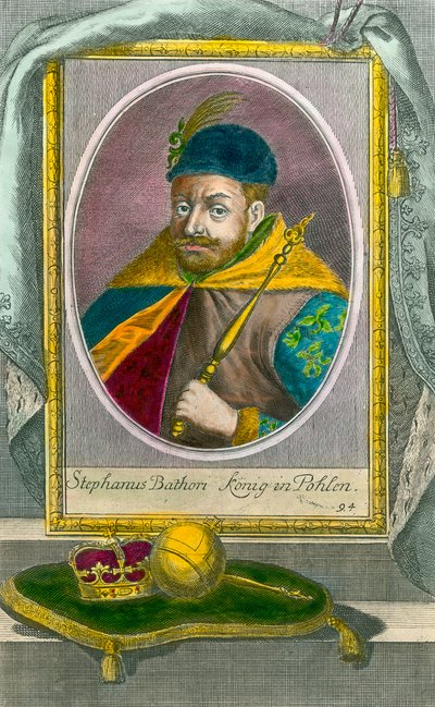Portret van Stefan Batory, koning van Polen door Unknown artist