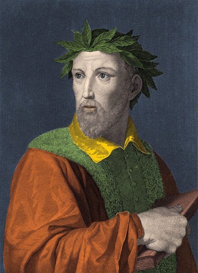 Portret van Torquato Tasso, Italiaanse dichter door Unknown artist