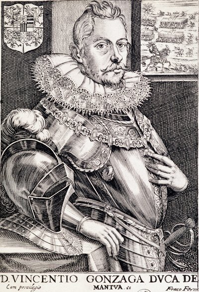 Portret van Vincent Gonzague, hertog van Mantua door Unknown artist