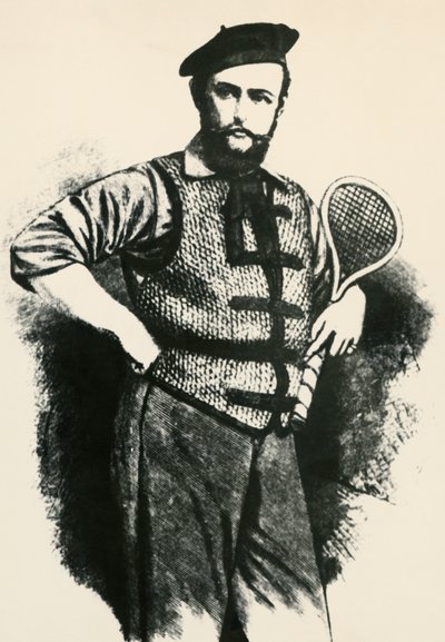 Portret van Walter Clopton Wingfield door Unknown artist